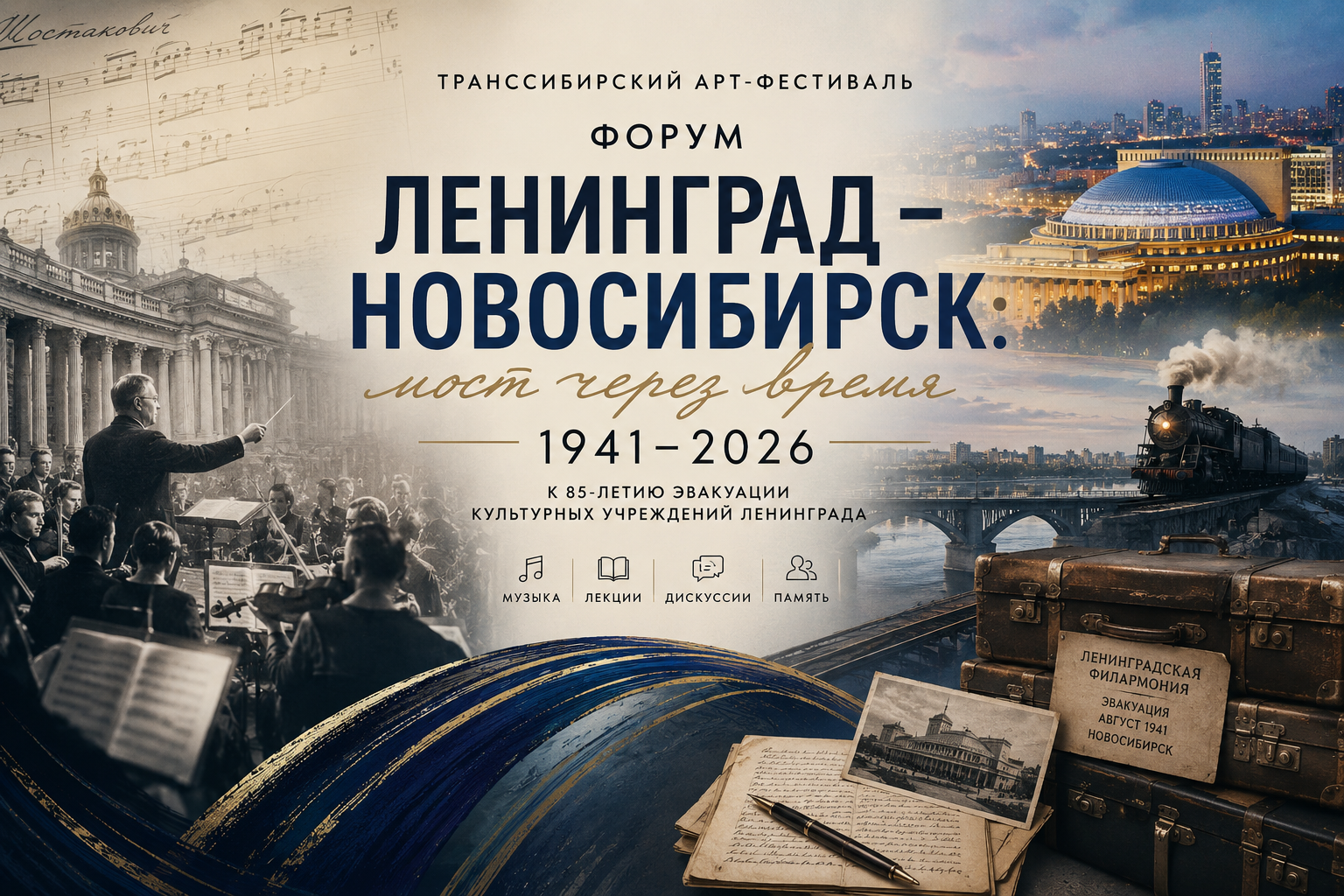 Международный форум «Ленинград – Новосибирск: мост через время. 1941-2026»  пройдет в Новосибирске